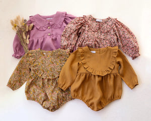 Long Sleeve Bubble Playsuits