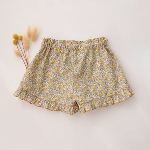 Ruffle Shorts in Betsy Ann Liberty Print