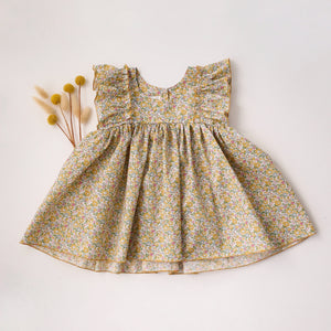 Ruffled Babydoll Bodice Top in Betsy Ann Liberty Print