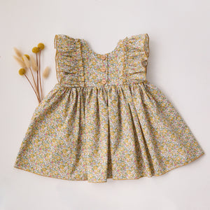 Ruffled Babydoll Bodice Top in Betsy Ann Liberty Print