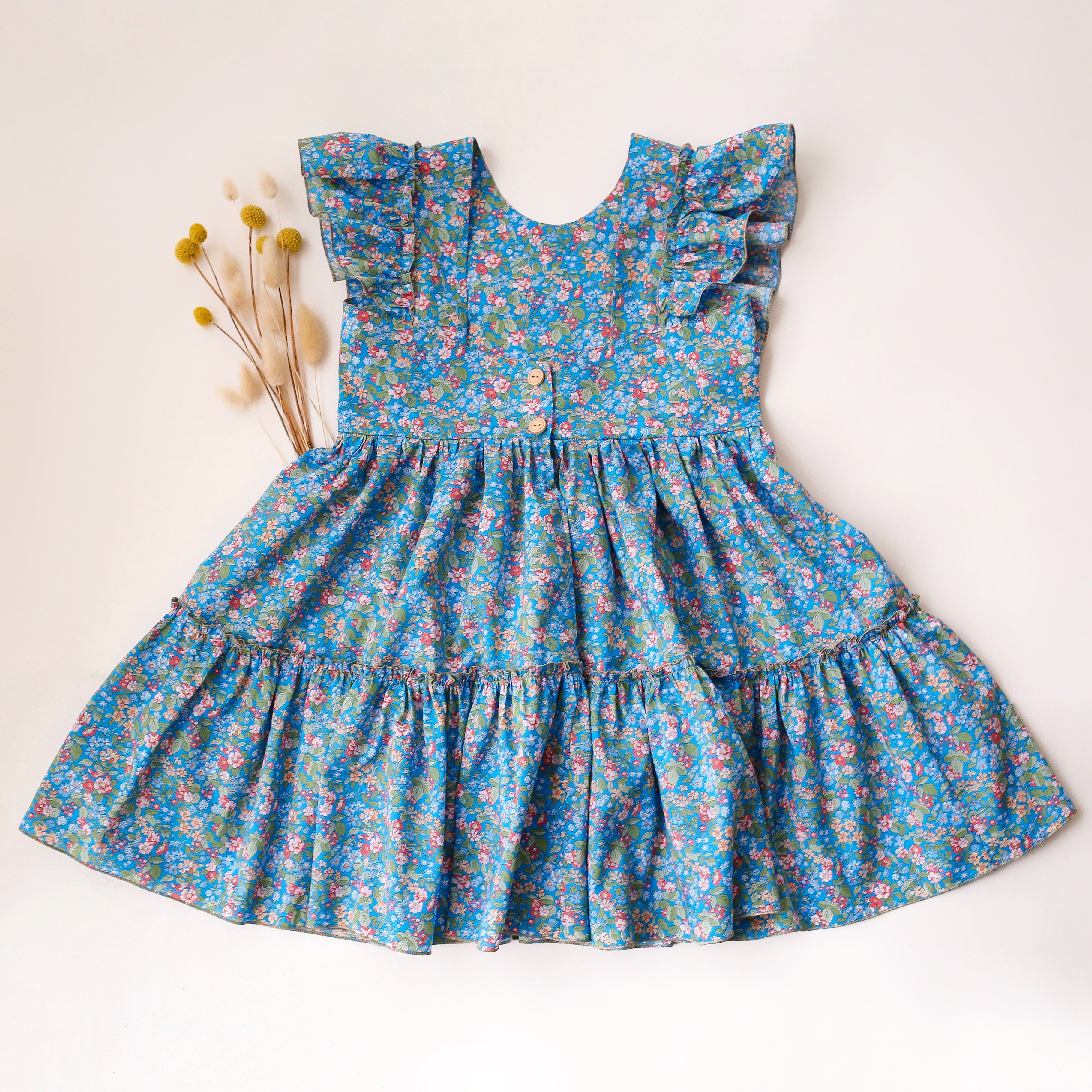 Hedgerow Ramble Ruffled Front Tiered Dress
