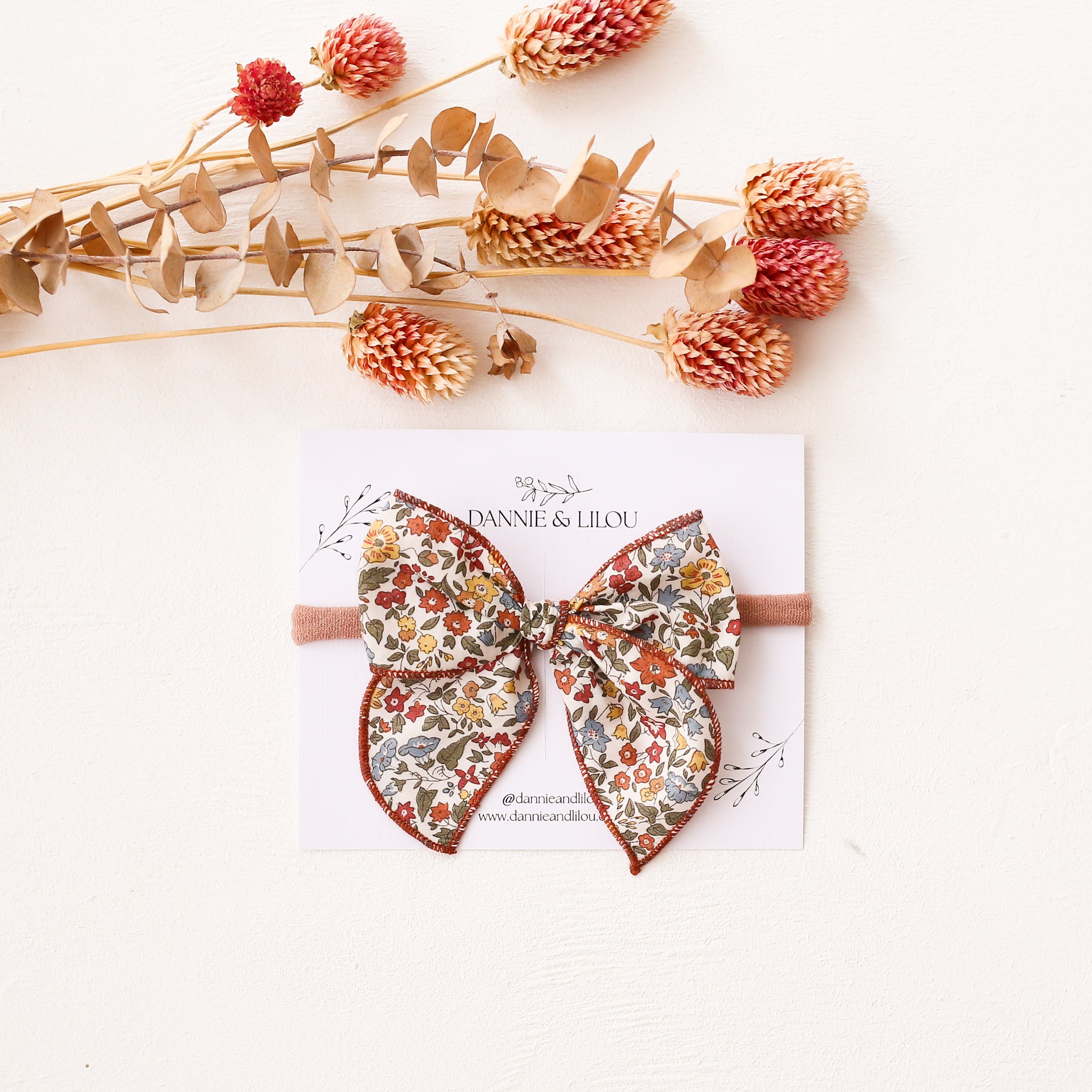 Mini Whimsy Hair Bow in Ava Liberty Print
