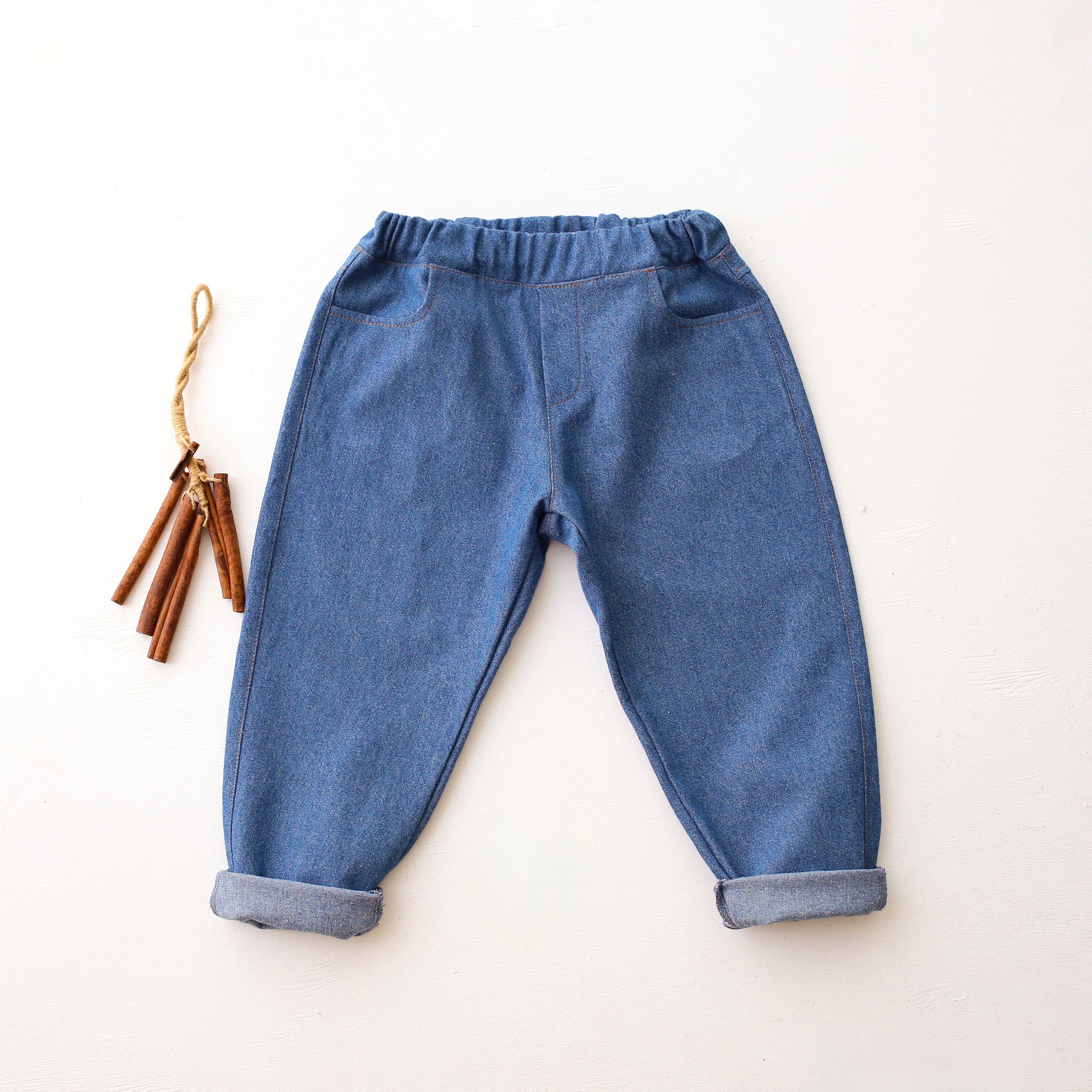 Dark Blue Denim Jeans
