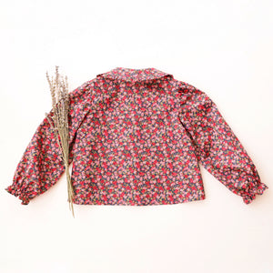 3-4 YRS - Nectar Long Sleeve Frilled Collar Button Front Blouse