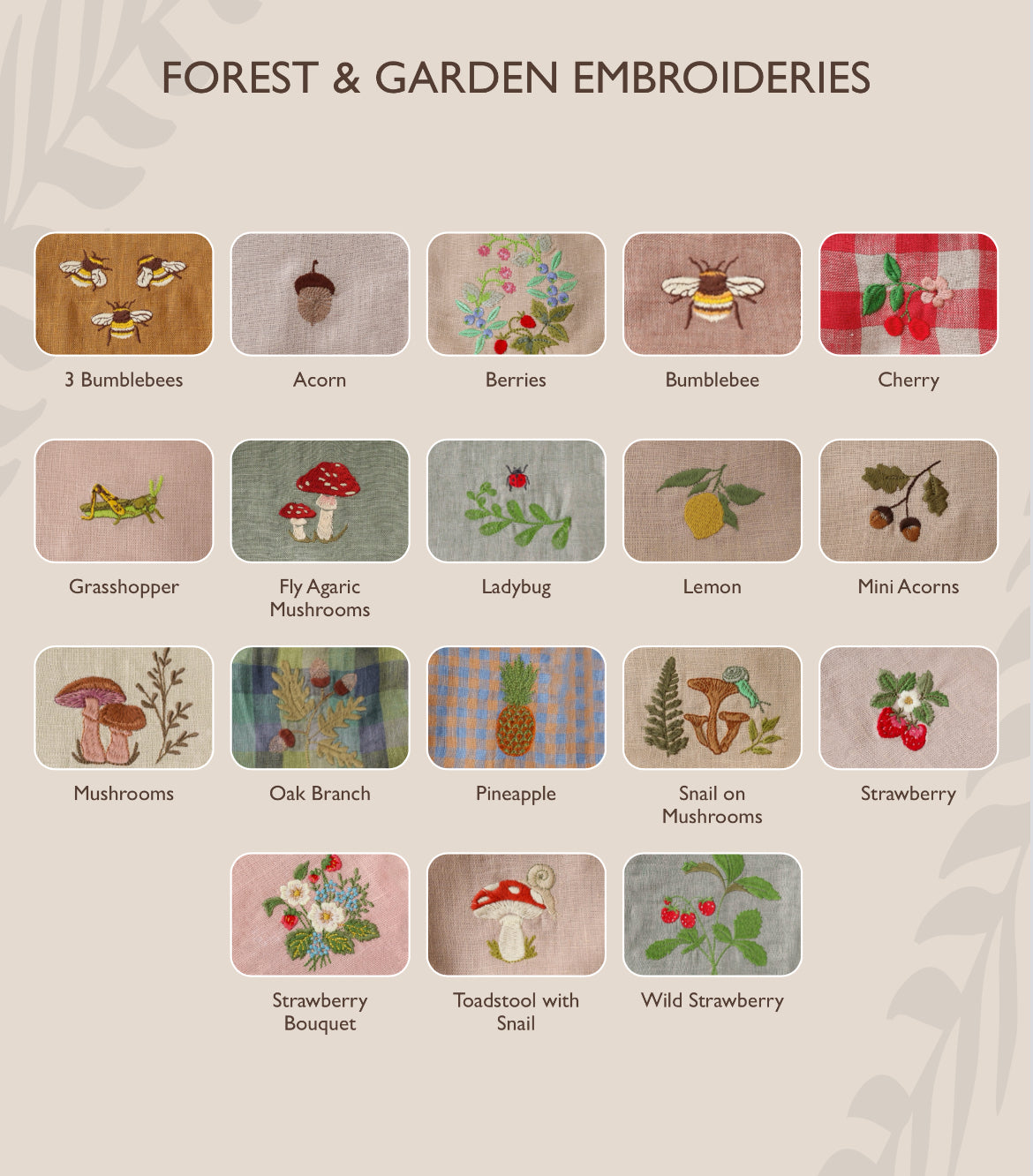 Forest & Garden Embroidery