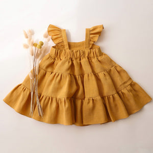 Amber Linen Boho Dress