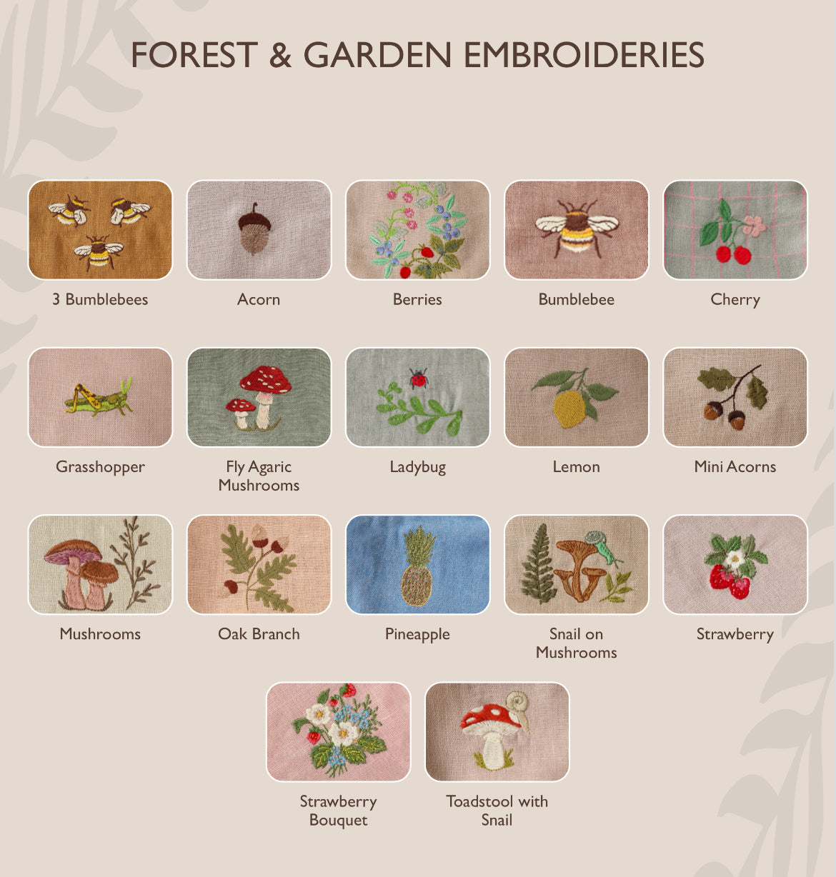 Forest & Garden Embroidery