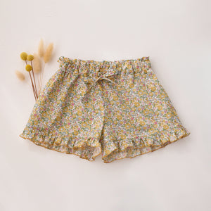 Ruffle Shorts in Betsy Ann Liberty Print