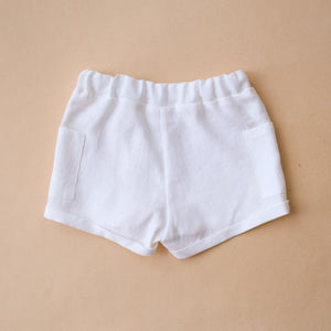 2-3 YRS - Milk Linen Pocket Shorts