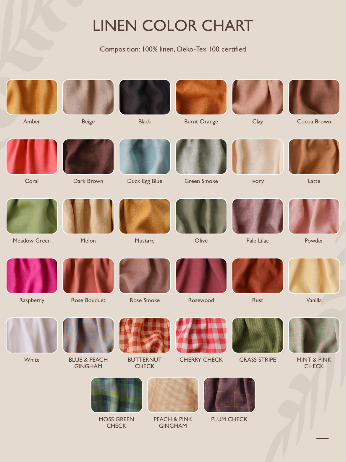 Butternut Check Linen Lantern Sleeve Tiered Dress