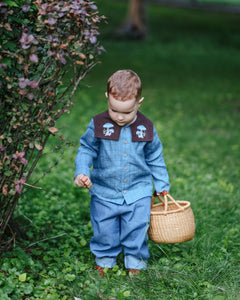 Dark Blue Denim Jeans