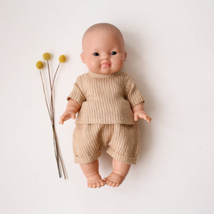 Doll Clothes – Linen Top and Shorts Set