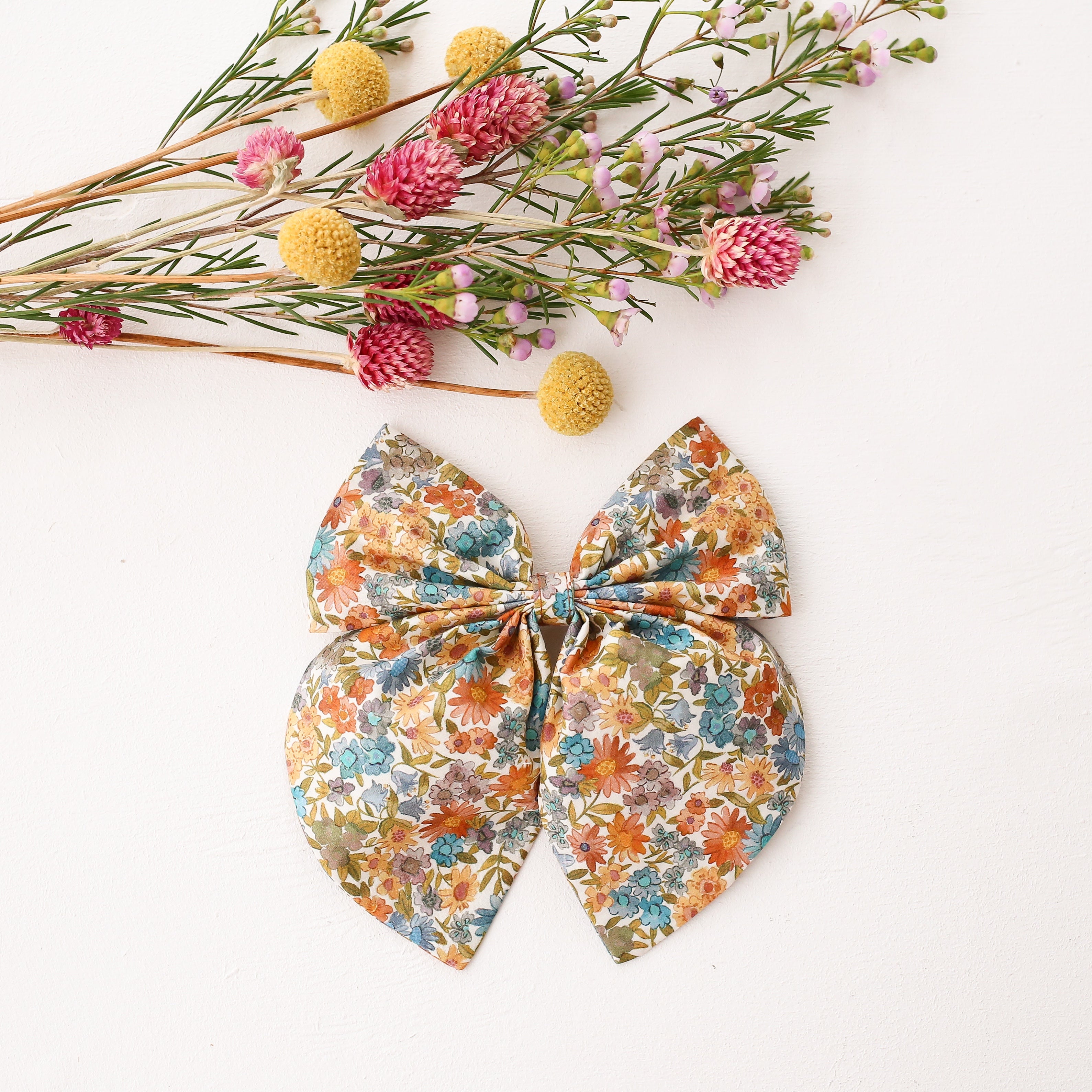 Bella Hair Bow in Sandra Liberty Print