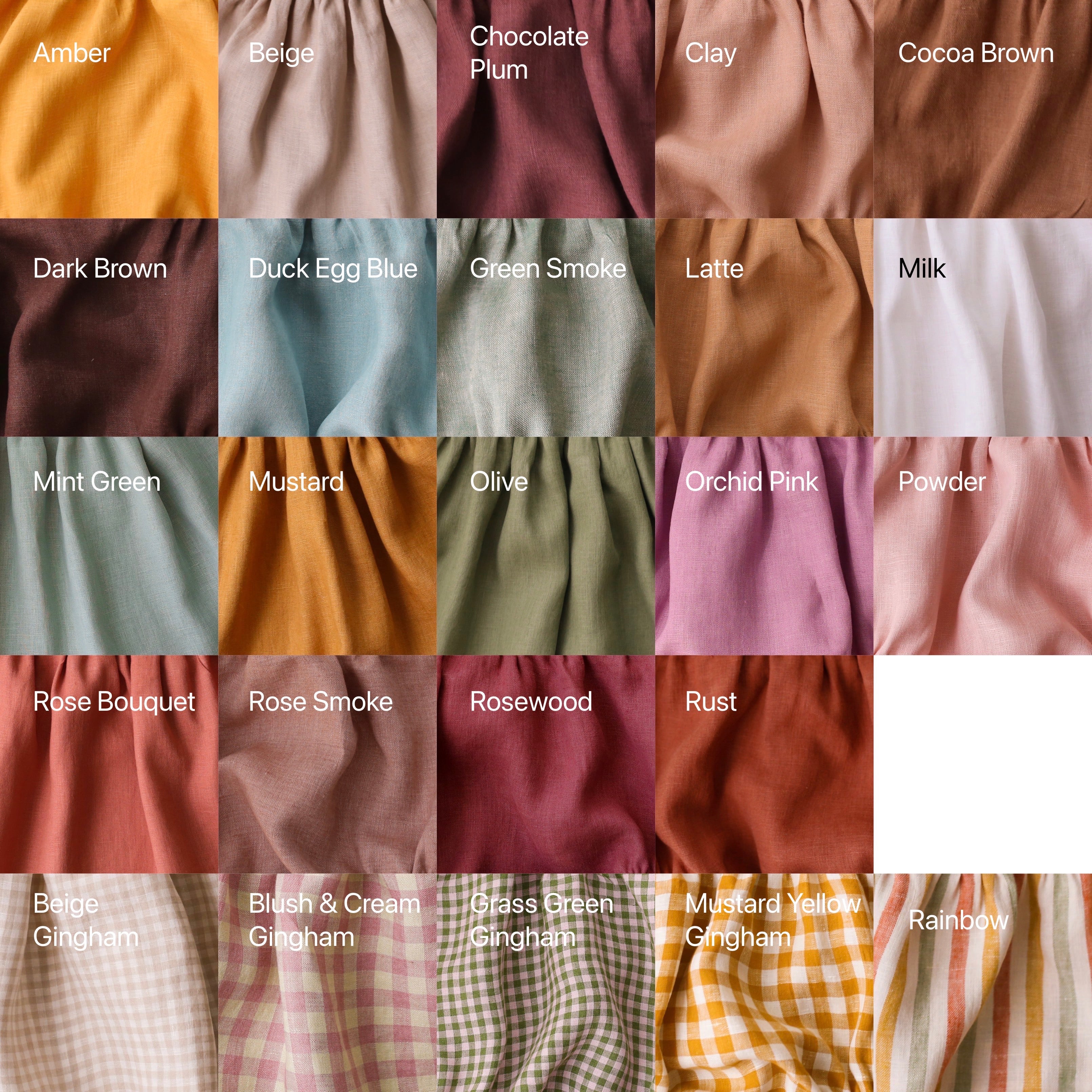 Powder Linen Ruffle Shorts