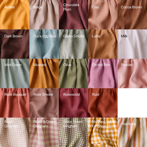 Amber Linen Ruffle Shorts