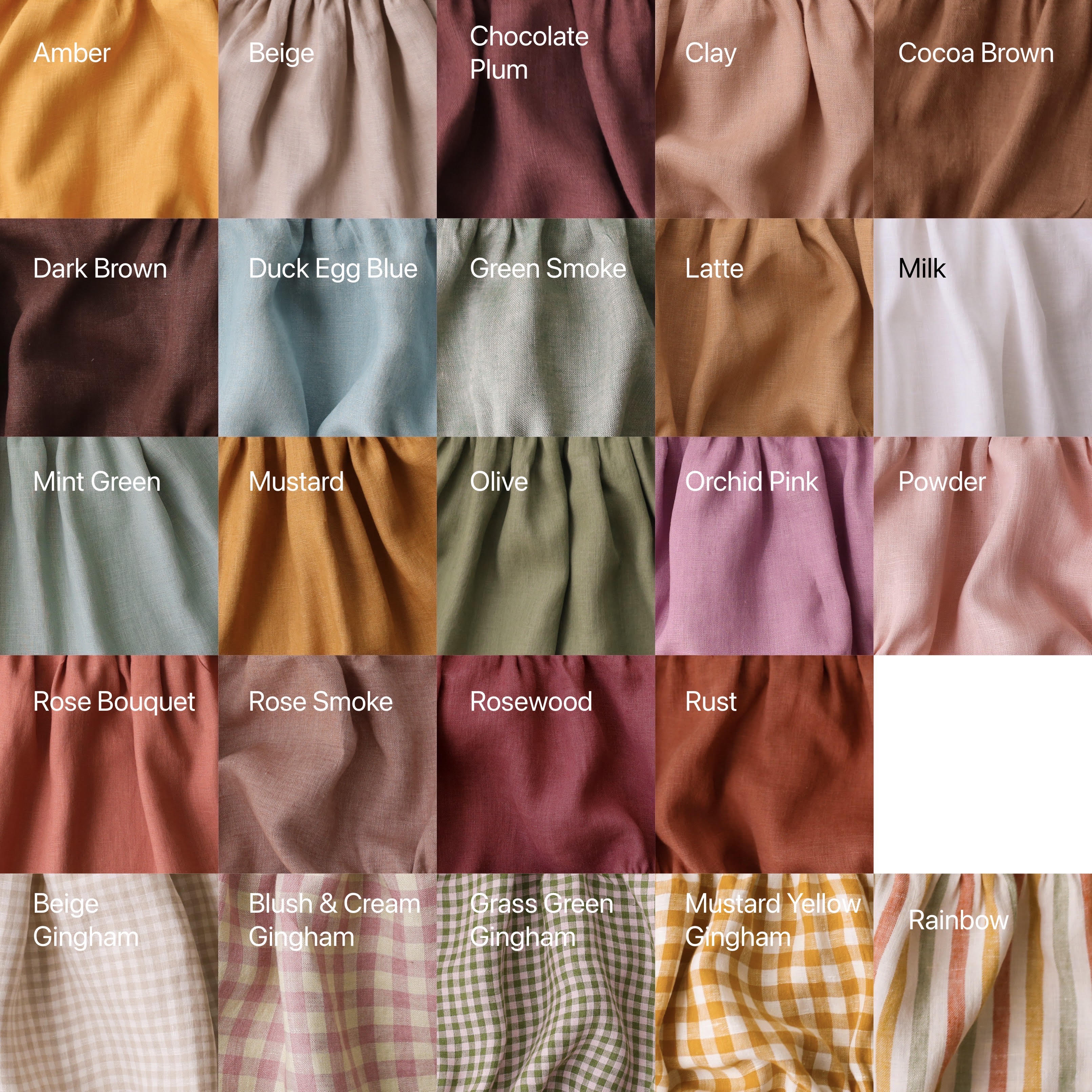 Mustard Yellow Gingham Linen Basic Shorties