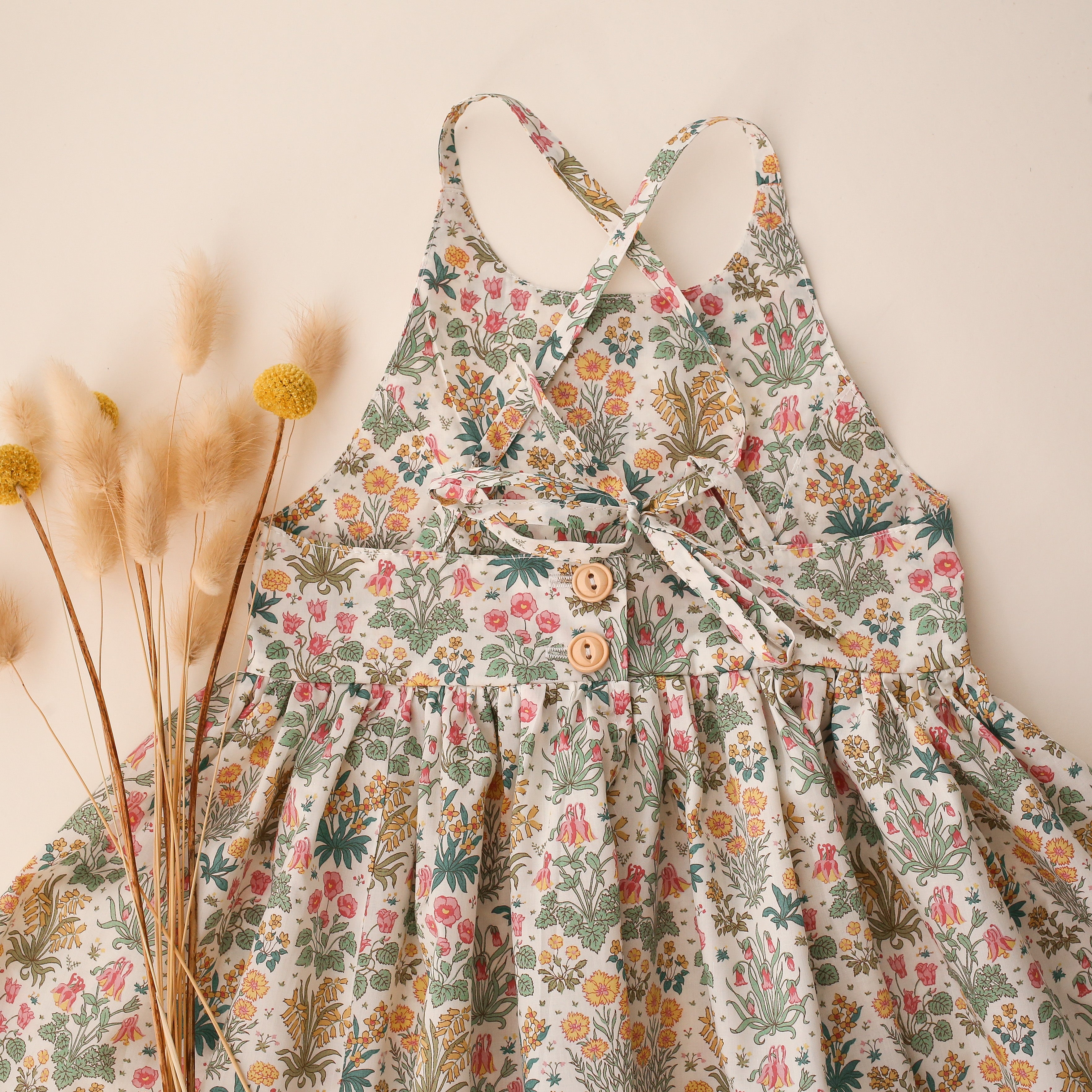Colombe Study Dress with Asymmetric Hem
