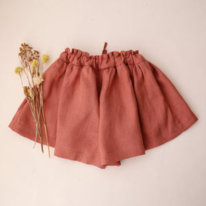 Rose Bouquet Linen Swing Shorts