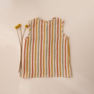 Rainbow Linen Tank Top
