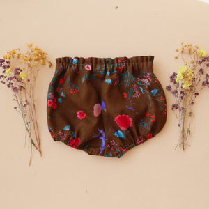 12-18 months - Secret Garden Bubble Shorts in Brown