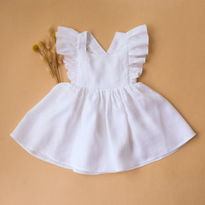 Milk Linen Vintage Dress