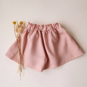 Powder Linen Swing Shorts
