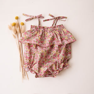 Penstemon Road Summer Bubble Playsuit with Ties