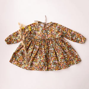 Classic Meadow Long Sleeve Tie Back Dress